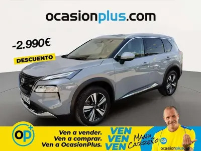 Usado Nissan X-Trail Tekna 215 CV (158 kW) 2022 Gris SUV