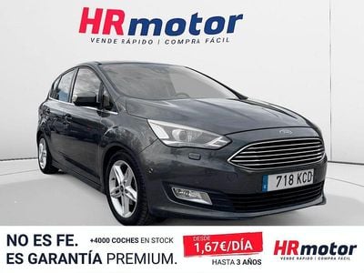 Usado Ford C-MAX Titanium 125 CV (91 kW) 2017 Gris Monovolumen