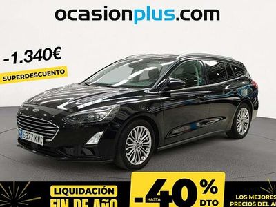 Usado Ford Focus Titanium 125 CV (91 kW) 2019 Negro Familiar