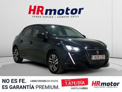 Usado Peugeot 208 Allure 101 CV (74 kW) 2022 Negro Utilitario