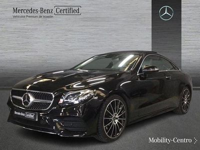 Negro obsidiana pintura metalizada Usado 2018 Mercedes E220 AMG line Coupe | 35.900 € (Precio justo)