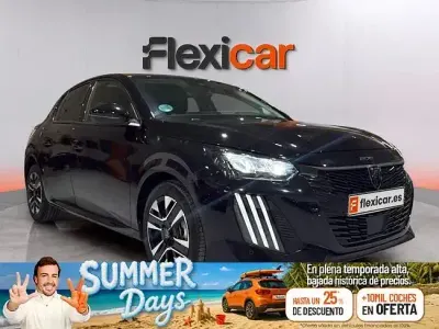 Usado Peugeot 208 Allure 100 CV (73 kW) 2025 Negro Utilitario