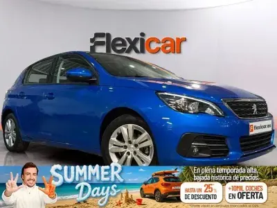 Usado Peugeot 308 Active 110 CV (80 kW) 2021 Azul Berlina