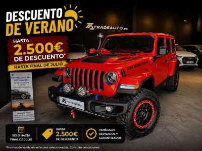 Usado Jeep Wrangler Unlimited Rubicon 381 CV (280 kW) 2021 Rojo SUV
