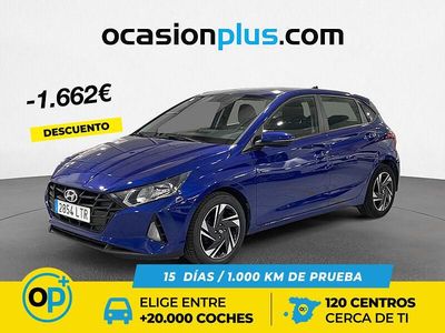 Usado Hyundai i20 100 CV (73 kW) 2021 Azul Berlina