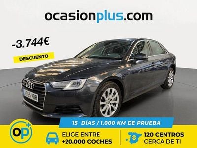 Usado Audi A4 Advanced 218 CV (160 kW) 2017 Gris / plata Berlina