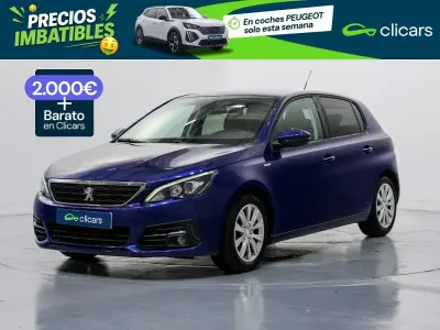 Usado Peugeot 308 Style 130 CV (95 kW) 2019 Azul Berlina