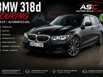 Usado BMW 318 Comfort Edition 150 CV (110 kW) 2021 Negro Familiar