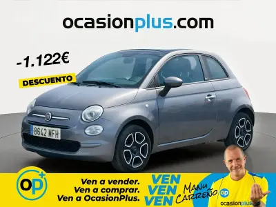 Usado Fiat 500 Club 70 CV (51 kW) 2023 Gris Descapotable