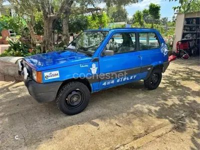 Usado Fiat Panda 4x4 50 CV (36 kW) 1990 Azul Utilitario