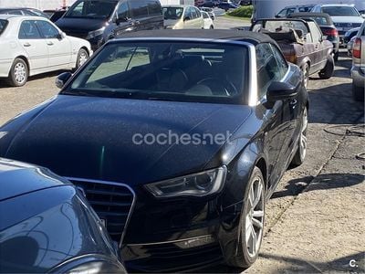 Usado Audi A3 Cabriolet Attraction 110 CV (80 kW) 2015 Negro Descapotable