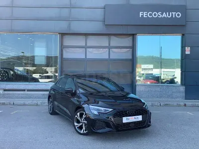 Usado Audi A3 Ambiente 150 CV (110 kW) 2022 Negro Berlina