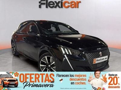 Usado Peugeot 208 GT-line 130 CV (95 kW) 2020 Negro Utilitario