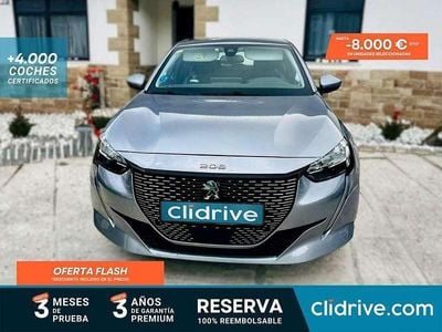 Usado Peugeot e-208 Allure 100 kW (136 CV) 2020 Gris Utilitario