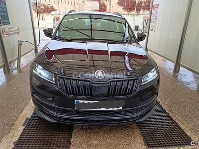 Usado Skoda Karoq SportLine 150 CV (110 kW) 2020 Negro SUV