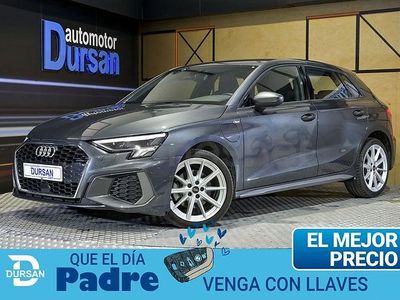 Usado Audi A3 S-Line 204 CV (150 kW) 2023 Gris / plata Berlina