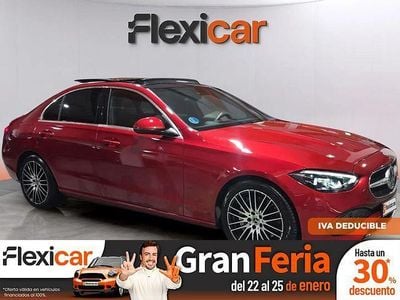 Rojo Usado 2021 Mercedes C220 Berlina | 36.490 € (Precio justo)