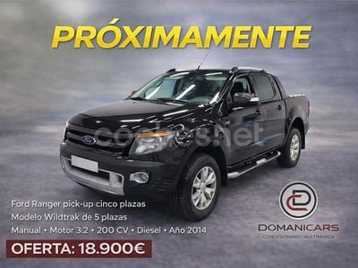 Negro Usado 2014 Ford Ranger Wildtrack Recogida | 18.900 €