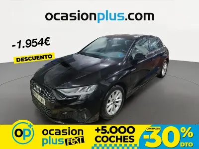 Usado Audi A3 110 CV (80 kW) 2022 Negro Berlina