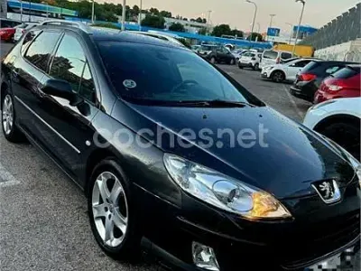 Usado Peugeot 407 Sport 136 CV (100 kW) 2006 Negro Familiar