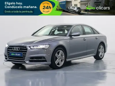 Usado Audi A6 218 CV (160 kW) 2017 Gris Berlina