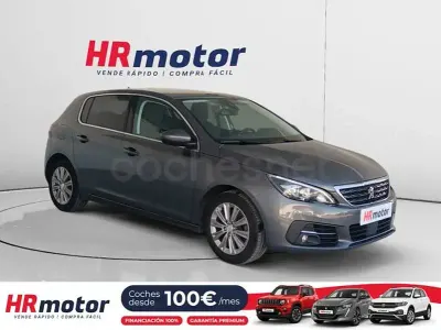 Usado Peugeot 308 Allure 130 CV (95 kW) 2021 Gris / plata Berlina