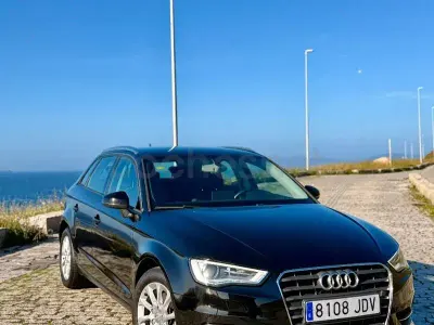 Usado Audi A3 110 CV (80 kW) 2016 Negro Berlina