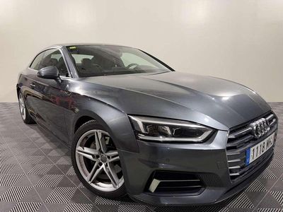 Usado Audi A5 S-Line 218 CV (160 kW) 2018 Gris Coupe