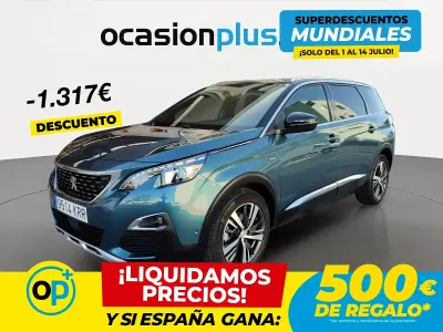 Usado Peugeot 5008 GT-line 130 CV (95 kW) 2018 Verde SUV