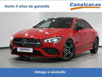 Usado Mercedes CLA180 136 CV (100 kW) 2019 Rojo Coupe