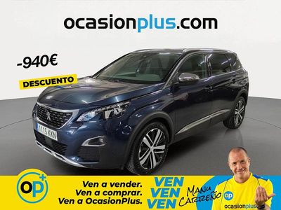 Usado Peugeot 5008 GT 180 CV (132 kW) 2018 Azul SUV