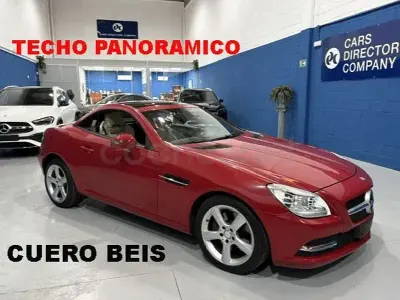 Usado Mercedes SLK250 204 CV (150 kW) 2011 Rojo Descapotable