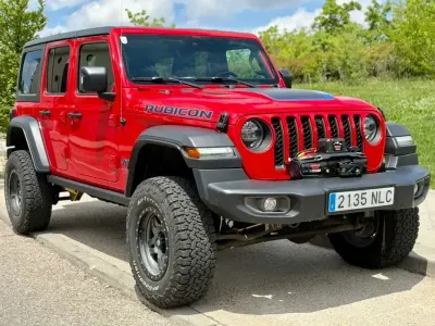 Usado Jeep Wrangler Unlimited Rubicon 381 CV (280 kW) 2021 Rojo SUV