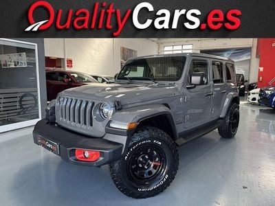 Usado Jeep Wrangler Unlimited Sahara 200 CV (147 kW) 2021 Gris SUV