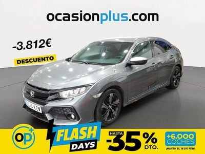 Usado Honda Civic Elegance 129 CV (94 kW) 2019 Gris