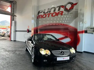 Usado Mercedes SL55 AMG AMG 500 CV (367 kW) 2004 Negro Descapotable