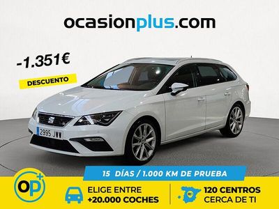 Usado Seat Leon FR 184 CV (135 kW) 2017 Blanco Familiar