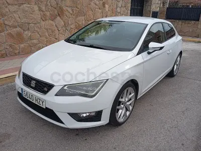 Usado Seat Leon FR 150 CV (110 kW) 2014 Blanco Berlina