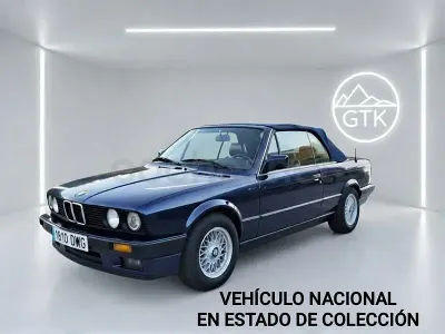 Usado BMW 318 115 CV (84 kW) 1991 Azul Descapotable