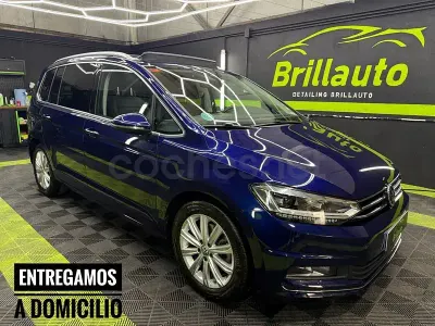 Usado VW Touran Sportline 150 CV (110 kW) 2016 Azul Monovolumen