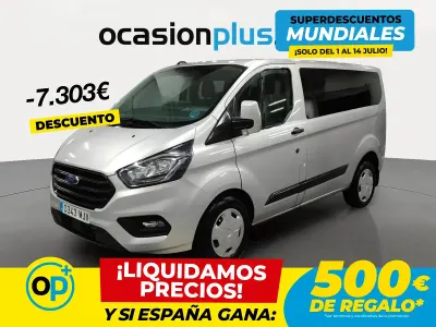 Usado Ford Transit Custom Trend 130 CV (95 kW) 2023 Gris Familiar