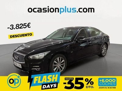 Usado Infiniti Q50 170 CV (125 kW) 2016 Negro Berlina