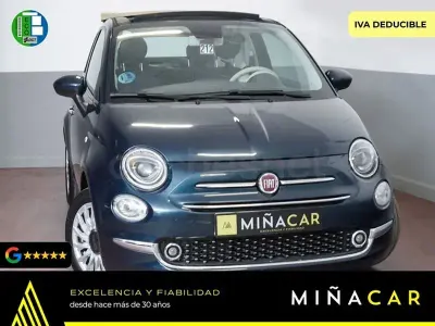 Usado Fiat 500C 70 CV (51 kW) 2023 Azul Descapotable