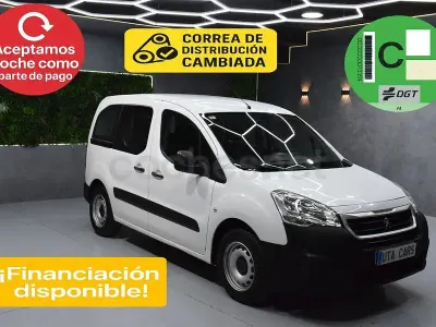 Usado Peugeot Partner Tepee Access 75 CV (55 kW) 2018 Blanco Monovolumen