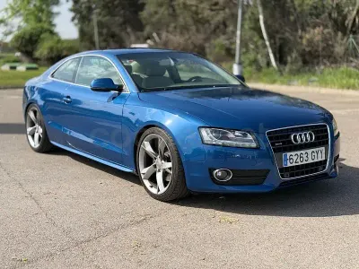 Usado Audi A5 211 CV (155 kW) 2010 Azul Coupe