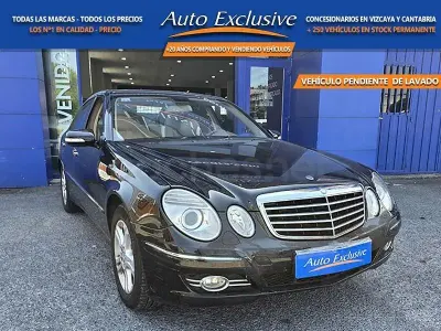 Usado Mercedes E270 Avantgarde 177 CV (130 kW) 2005 Negro Berlina