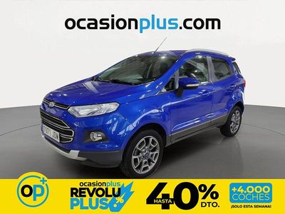 Usado Ford Ecosport Titanium 91 CV (66 kW) 2015 Azul SUV