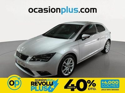 Usado Seat Leon Style 150 CV (110 kW) 2014 Gris plata Utilitario