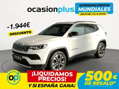 Usado Jeep Compass Limited 130 CV (95 kW) 2022 Blanco SUV