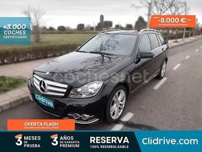 Negro Usado 2011 Mercedes C200 Avantgarde Familiar | 9590 € (Precio justo)
